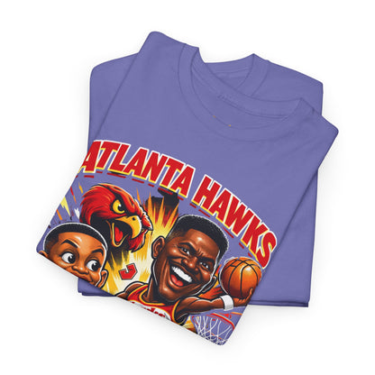 Atlanta Hawks 'Spud & Nique' Graphic Tee — Retro Basketball Fans Shirt