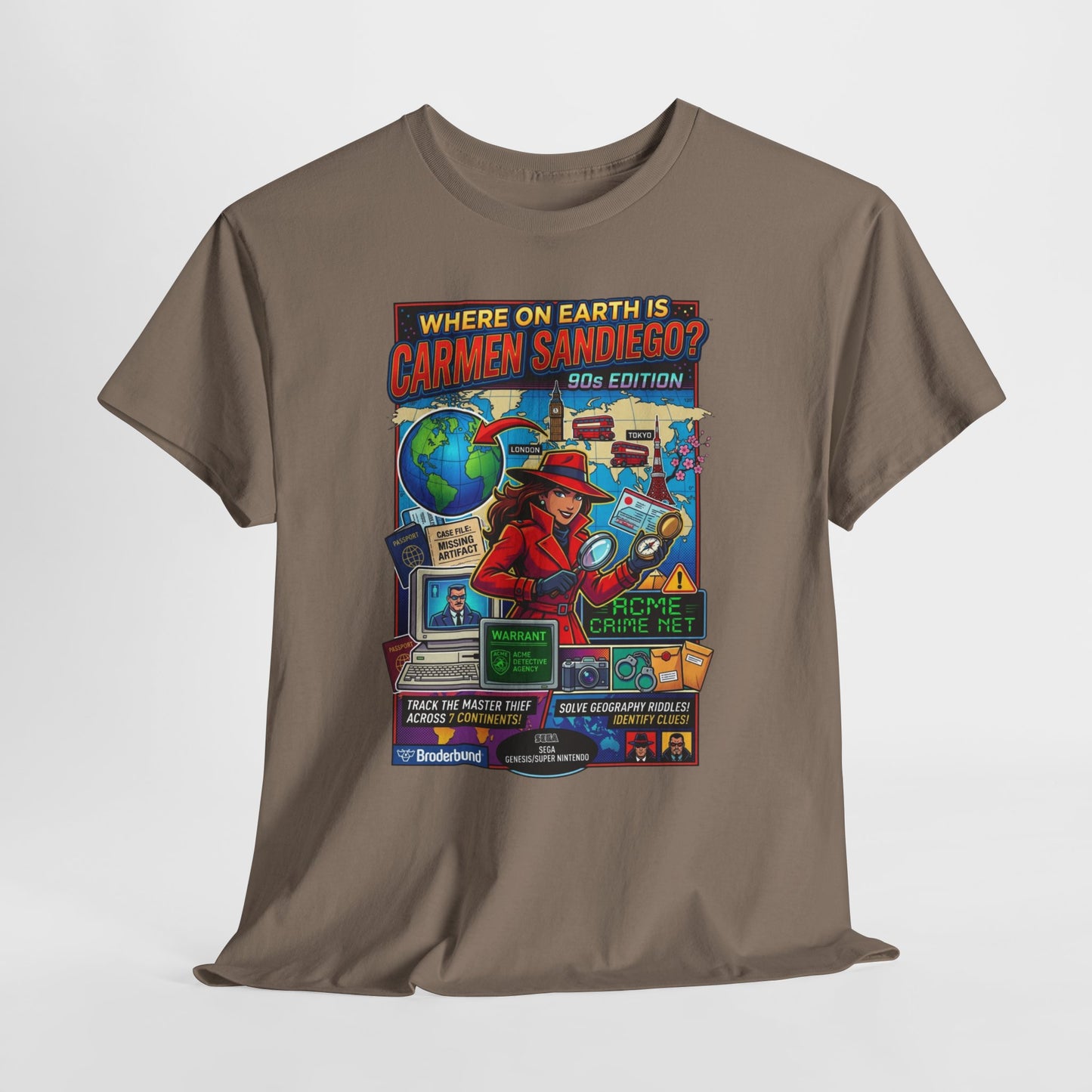 Carmen Sandiego Retro Game Poster T-Shirt