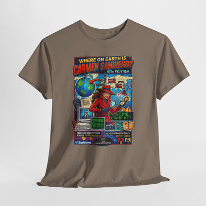 Carmen Sandiego Retro Game Poster T-Shirt
