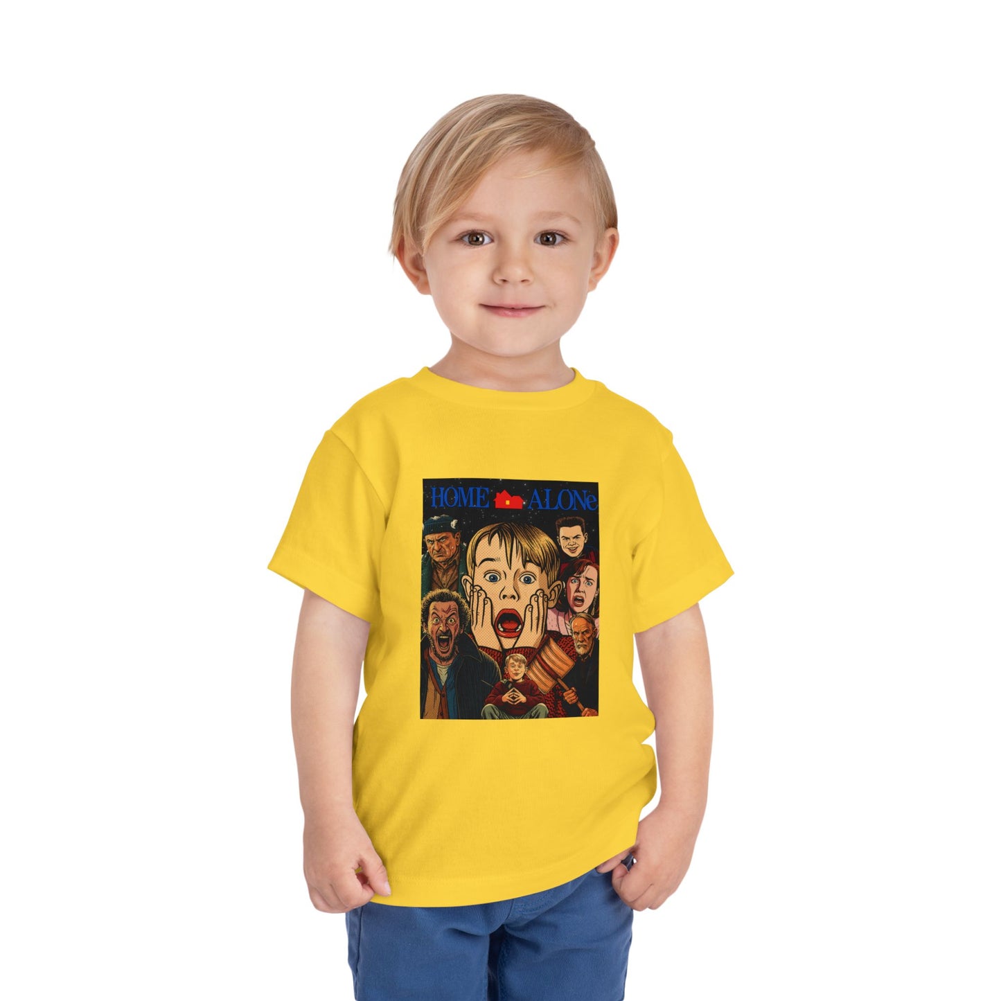 Home Alone Toddler Tee, Kid's Movie Shirt, Funny Kids T-Shirt, Halloween Costume, Birthday Gift for Boys and Girls