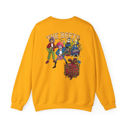 Crewneck Sweatshirt — The Beets Band Graphic (Back & Chest Logo)