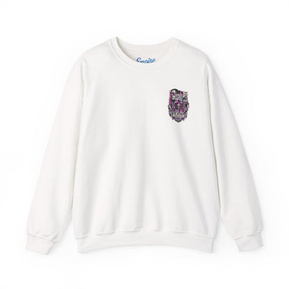 Retro Wrestling Crewneck Sweatshirt – 'The Hitman' Neon Bret Hart Graphic