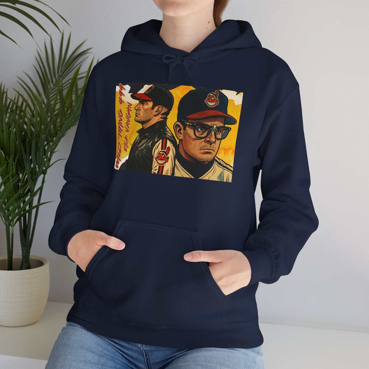 "Wild Thing "Vintage Style Unisex Hoodie with Iconic Film Design | Cozy Sweatshirt for Movie Lovers, Perfect Gift for Birthdays, Nostalgic Apparel