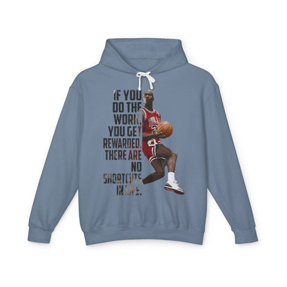Inspirational Basketball Hoodie — "If You Do The Work, You Get Rewarded" Motivational Pullover