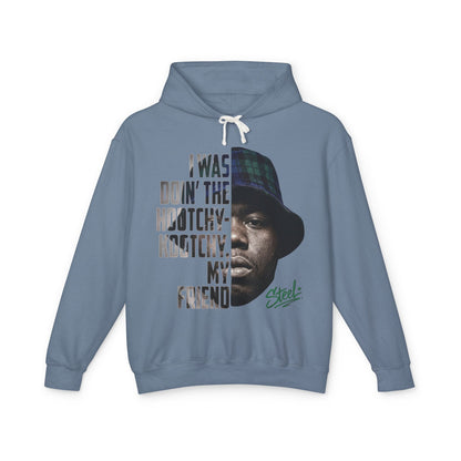 Steel "Juice" Hootchy Kootchy Hoodie – Vintage Movie Portrait Pullover