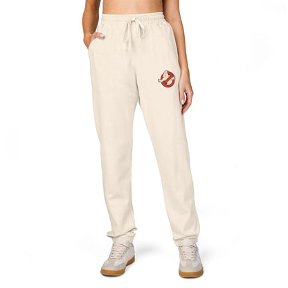 Ghostbusters Logo Sweatpants — Fleece Joggers with Ghost Emblem