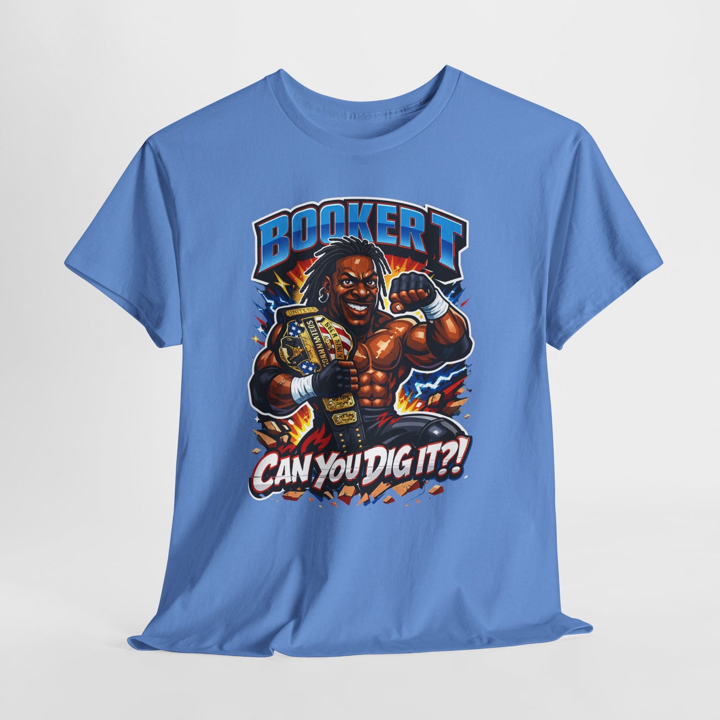 Booker T "Can You Dig It?!" T-Shirt — Retro Pro Wrestler Graphic Tee