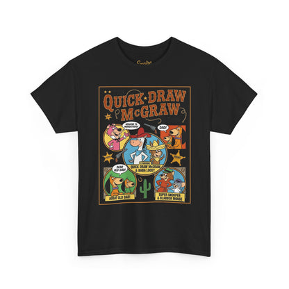 Quick Draw McGraw Retro Cartoon T‑Shirt