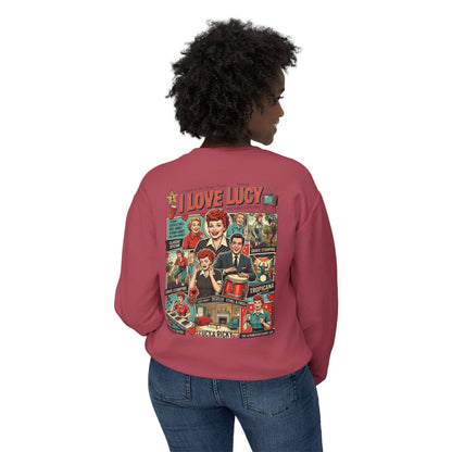 I Love Lucy Vintage Collage Sweatshirt