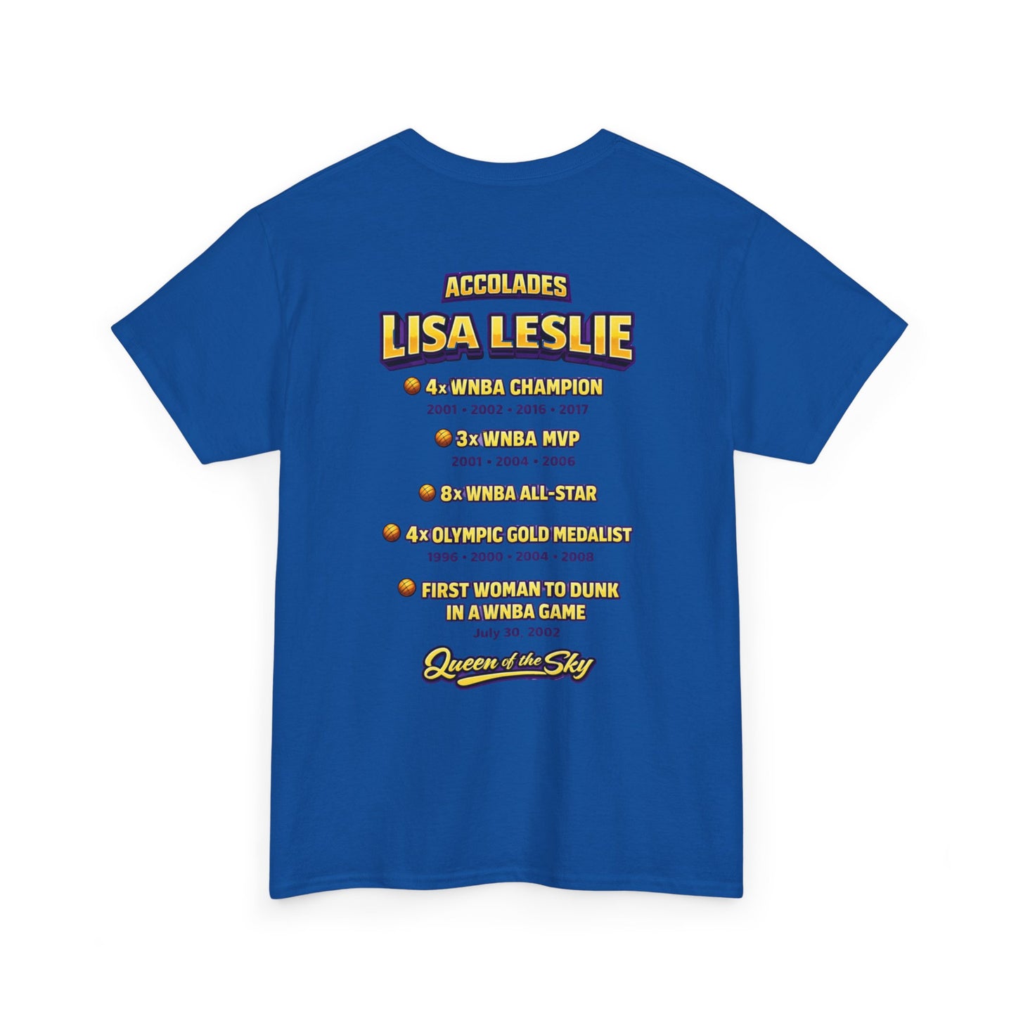"Queen of the Sky" Lisa Leslie Trailblazer Basketball Tee