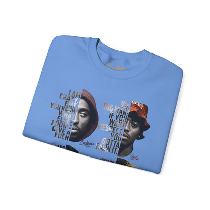 Wrecking Crew "Juice" Movie Legends Crewneck Sweatshirt — Collage Portraits & Lyrics