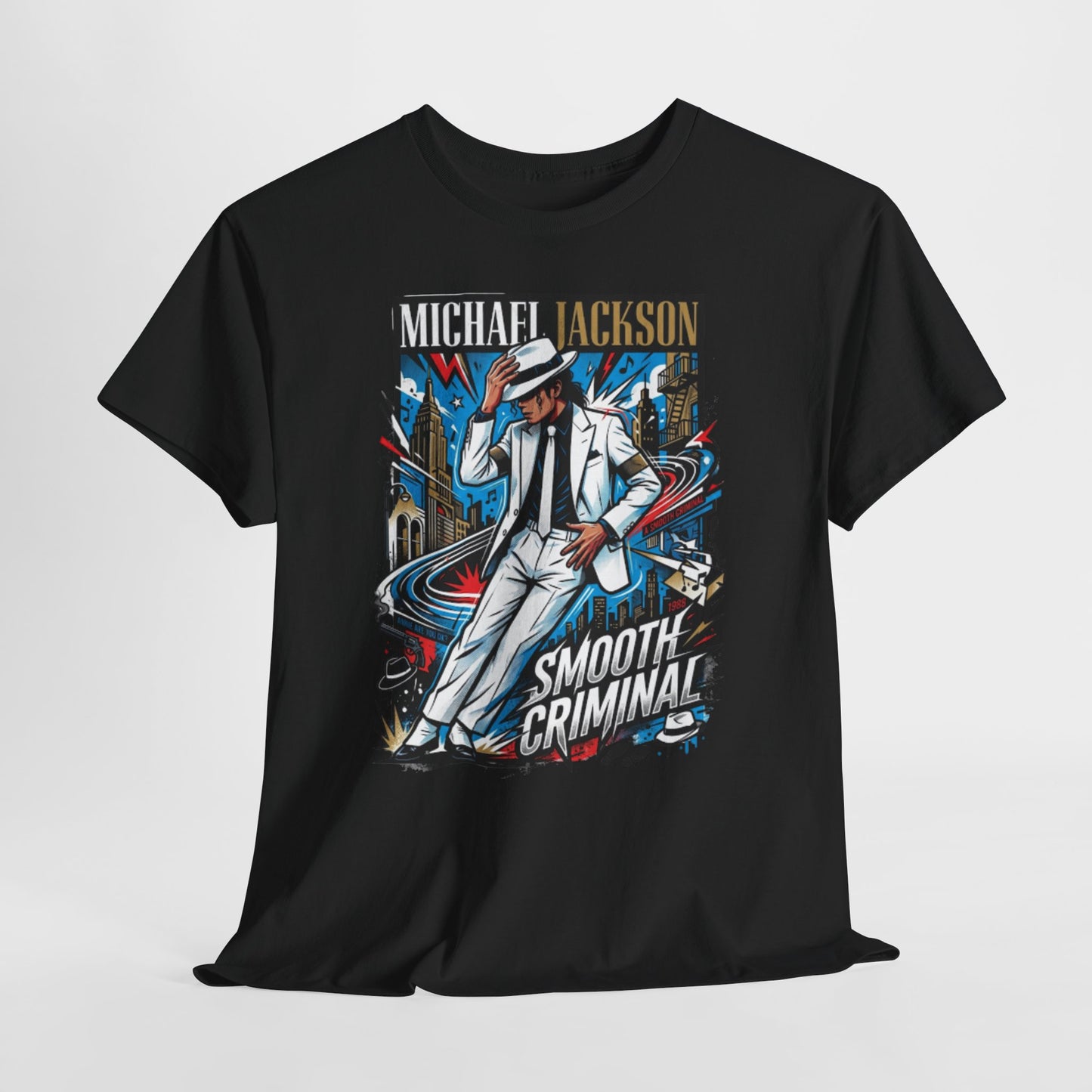 MJ "Smooth Criminal" Graphic Tee - Retro Pop Art Music T-Shirt