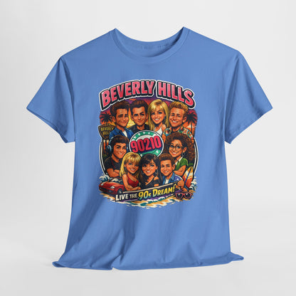 90s TV Cast Graphic Tee — 'Beverly Hills 90210' Retro Reunion Shirt