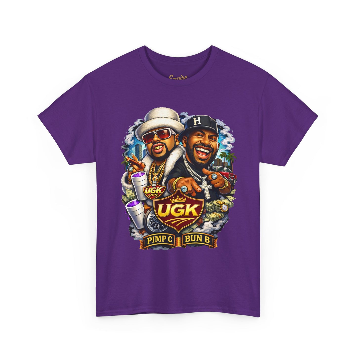UGK Pimp & Bun B Graphic T-Shirt — Retro Hip Hop Tribute Tee