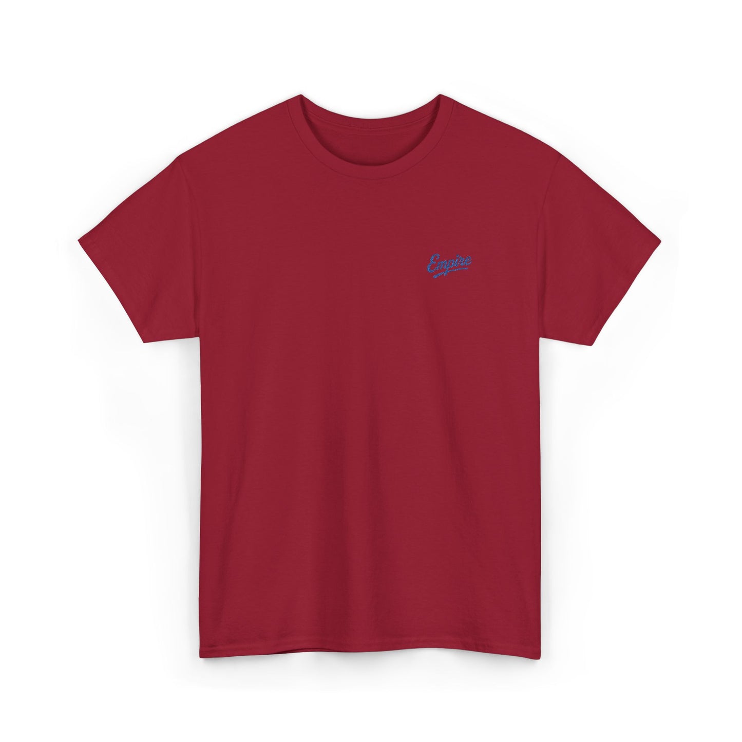 Signature Embroidered Empire Royal Blue Chest Logo T-Shirt