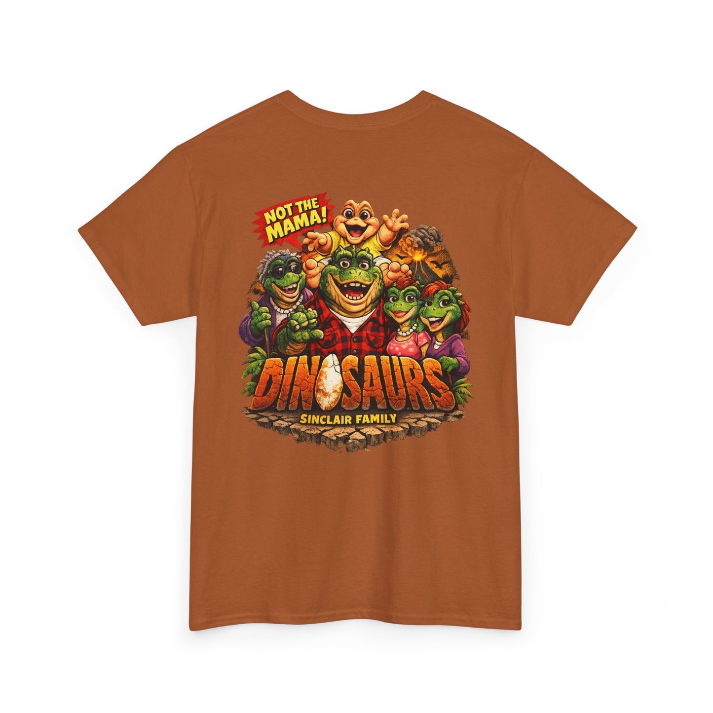 Dinosaurs Family Graphic Tee — 'Not the Mama' Retro Dino T-Shirt