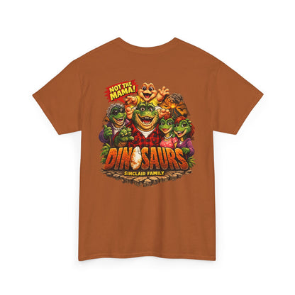 Dinosaurs Family Graphic Tee — 'Not the Mama' Retro Dino T-Shirt