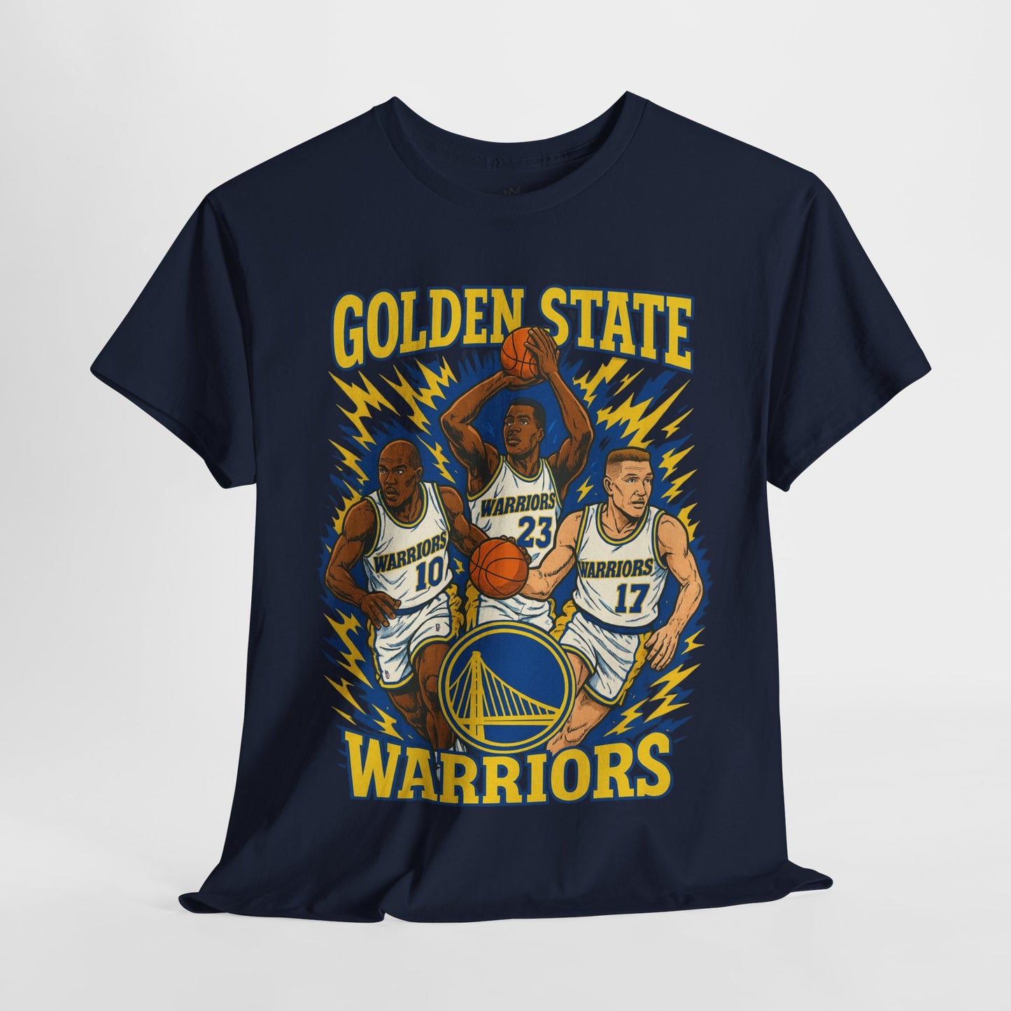 Golden State Warriors Vintage Unisex Heavy Cotton Tee, NBA Fan Shirt, Sports Apparel, Basketball Gift, Retro Graphic T-Shirt