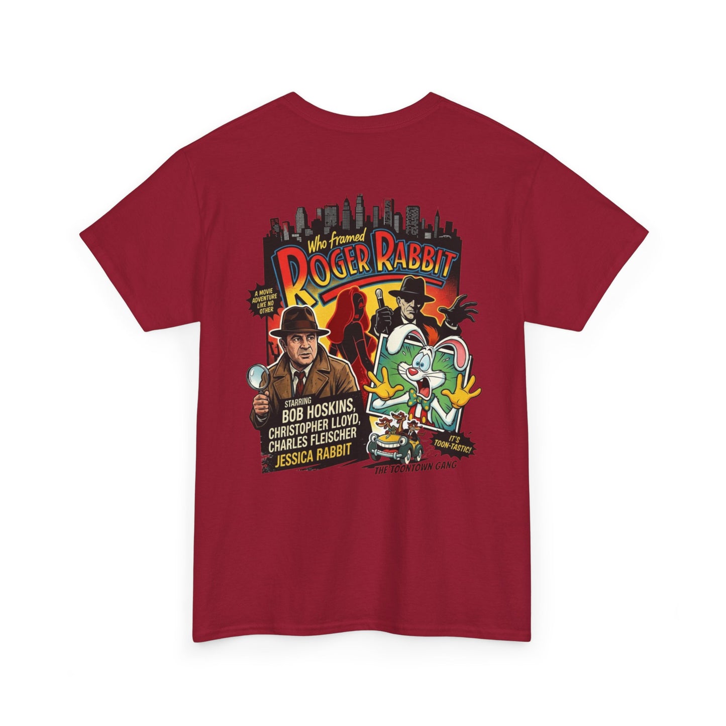 Who Framed Roger Rabbit Poster Tee — Retro Movie Graphic T-Shirt