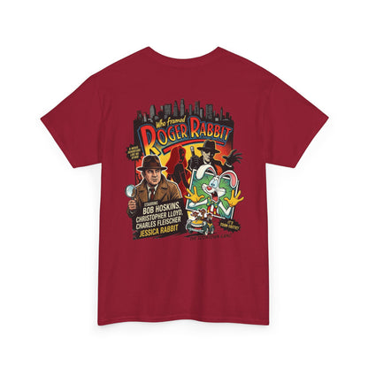 Who Framed Roger Rabbit Poster Tee — Retro Movie Graphic T-Shirt