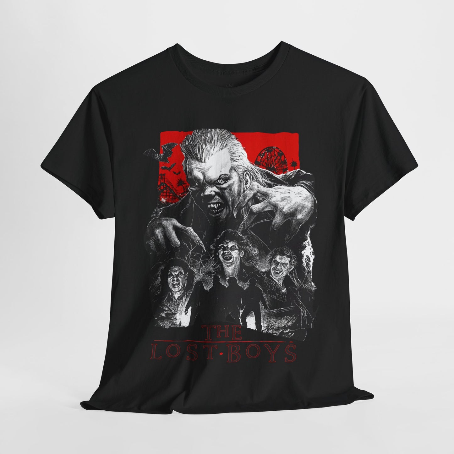 Lost Boys Vintage Graphic Tee, Unisex Cotton T-Shirt, Horror Movie Apparel, Halloween Shirt, Geek Culture Clothing