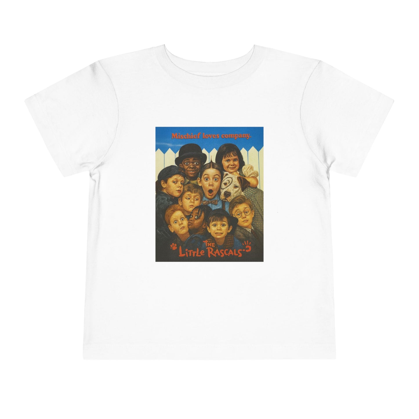 Vintage Little Rascals Toddler Tee, Cute Kids T-Shirt, Fun Playwear for Toddlers, Cartoon Character Shirt, Perfect Gift for Birthdays