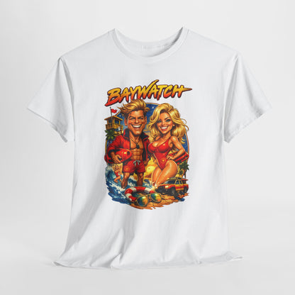 Baywatch Retro Beach T-Shirt — Vintage Lifeguard Graphic Tee