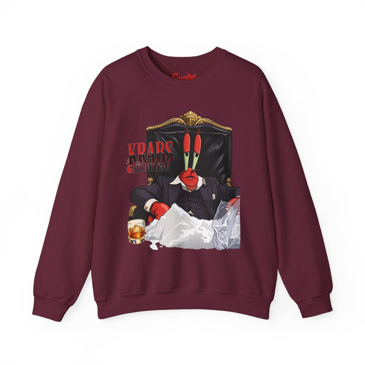 Luxury Mr. Krabs Montana  Scarface Parody Graphic