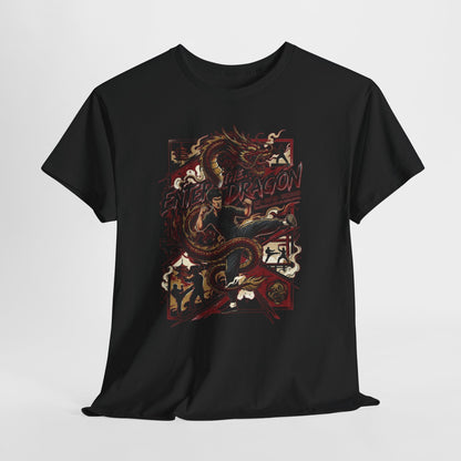 Enter the Dragon Graphic Tee - Vintage Martial Arts Dragon T-Shirt