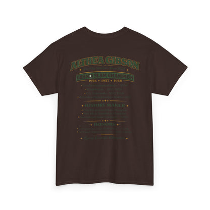 Althea Gibson 'Breaking Barriers' Tennis T-Shirt — Vintage Grand Slam Champion Tribute