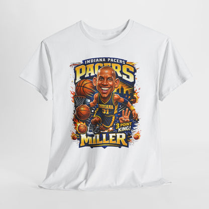 Pacers Miller 3-Point King Basketball T-Shirt