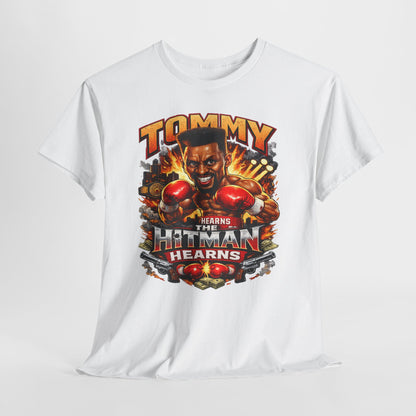 Tommy Hearns Boxing T-Shirt — Hitman Hearns Vintage Fight Graphic Tee