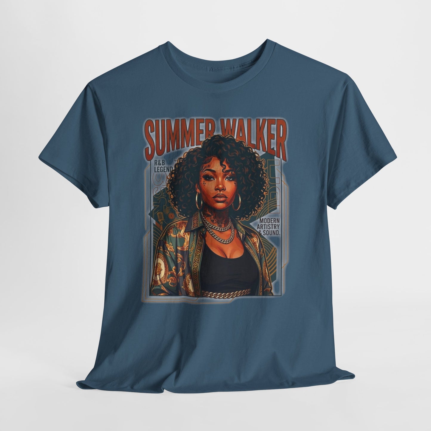 Retro Portrait Graphic Tee — "Summer Walker" Music Inspired Shirt