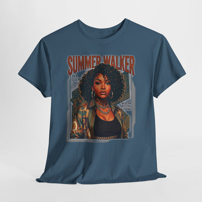 Retro Portrait Graphic Tee — "Summer Walker" Music Inspired Shirt