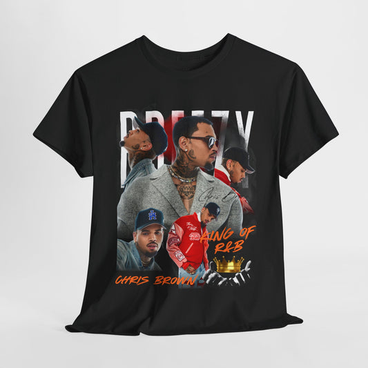 Chris Brown Tribute Unisex Heavy Cotton Tee - Celebrating R&B Style