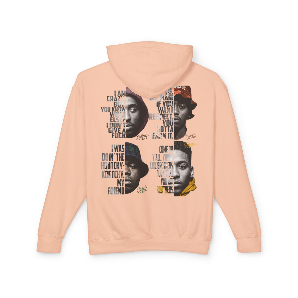Wrecking Crew Lightweight Hoodie — 'Juice' Collage Tribute Sweatshirt
