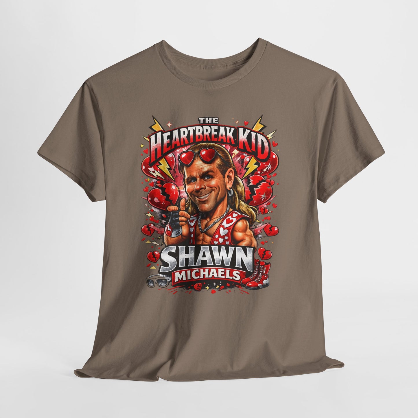 Shawn Michaels "Heartbreak Kid" Graphic Tee - Retro Wrestling Fan Shirt