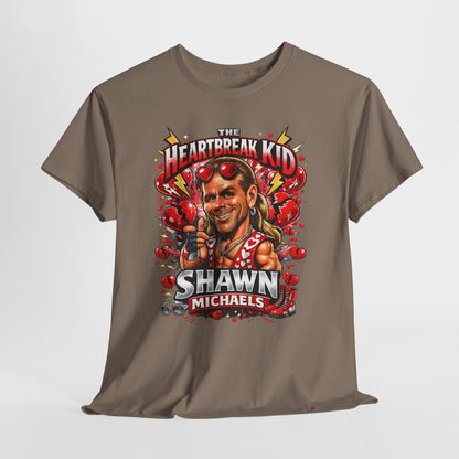 Shawn Michaels "Heartbreak Kid" Graphic Tee - Retro Wrestling Fan Shirt