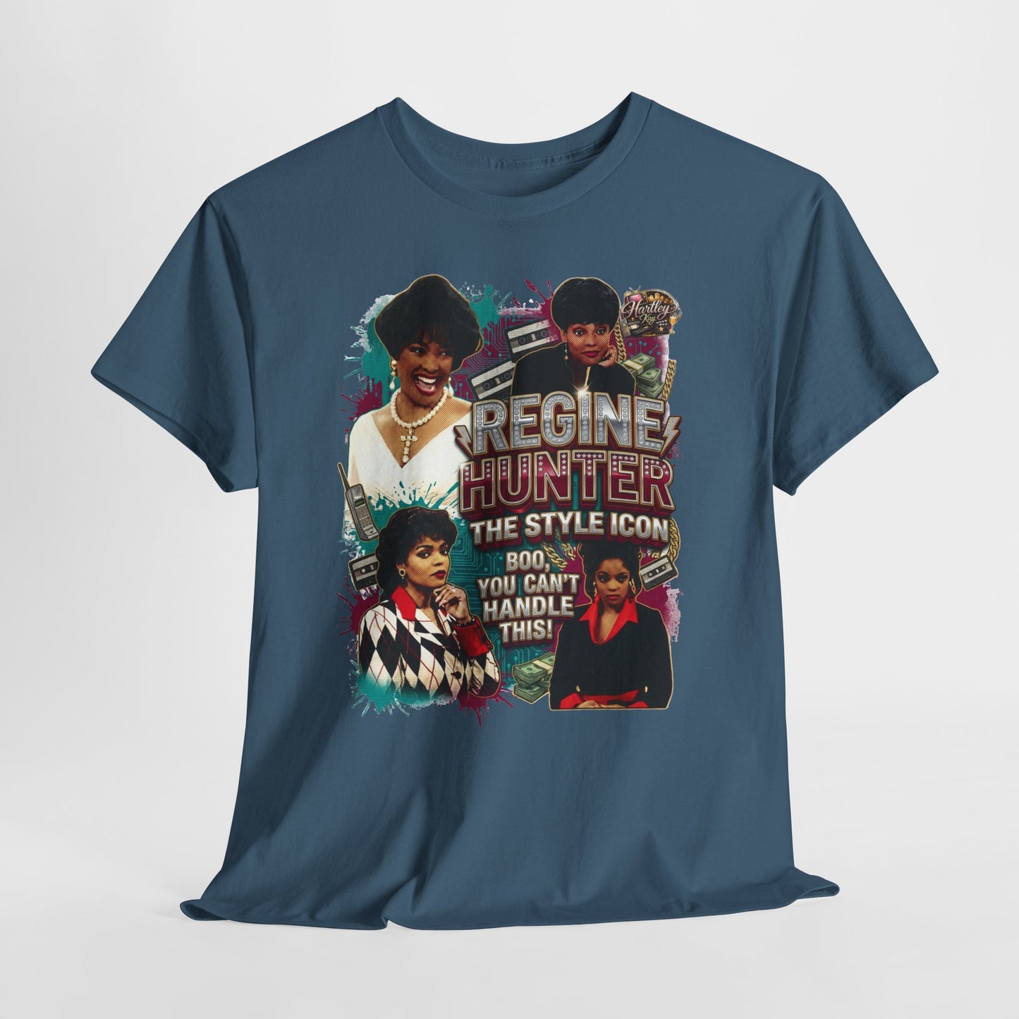 Regine Hunter “The Style Icon” Graphic Tee — Retro 90s R&B Tribute Shirt