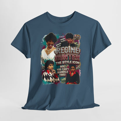 Regine Hunter “The Style Icon” Graphic Tee — Retro 90s R&B Tribute Shirt