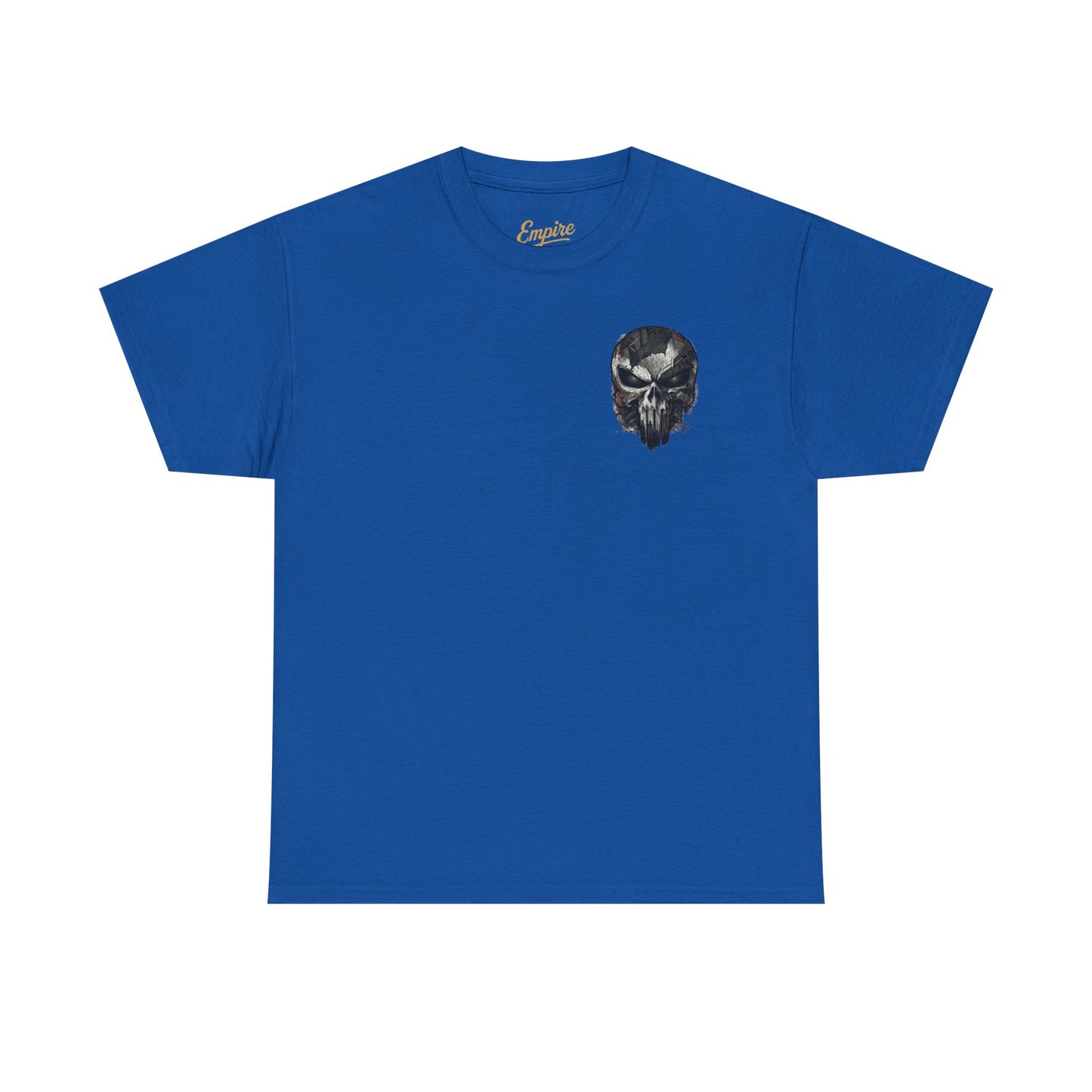 Punisher Graphic Tee — Skull Logo Front & The Punisher Portrait Back