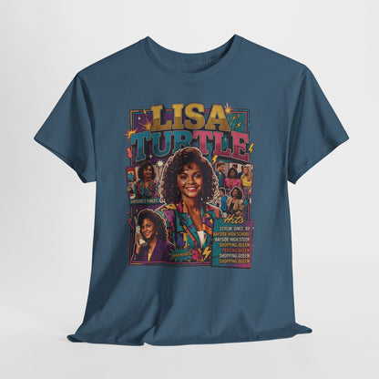 Lisa Turtle Retro 90s Sitcom Tee — Saved by the Bell Graphic T-Shirt