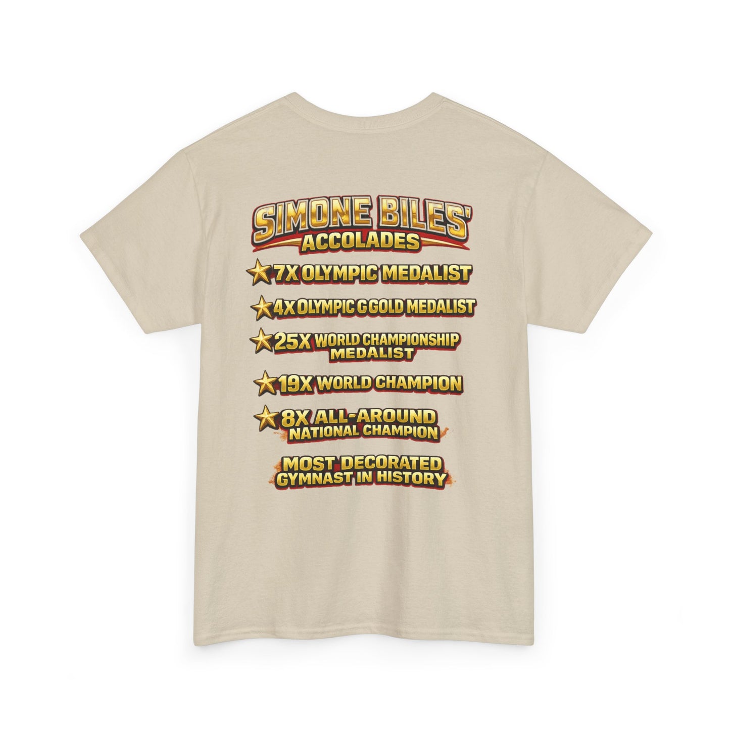 Simone Champion Gymnastics T-Shirt — "Fly Like a Champion" Tribute Tee
