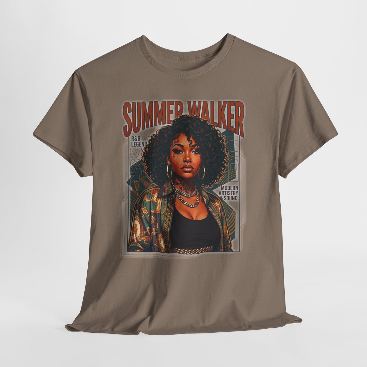 Retro Portrait Graphic Tee — "Summer Walker" Music Inspired Shirt