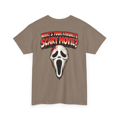Scary Guy "Let's Get Stabby" Halloween Tee — Scream Mask Horror Movie T-Shirt