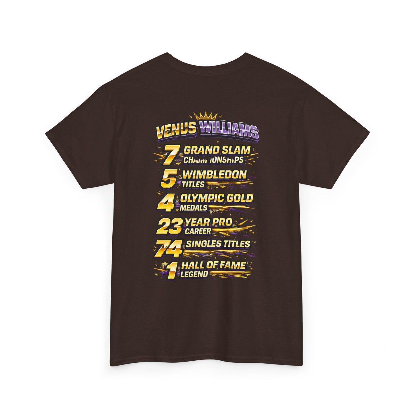 Queen V Tennis Tee — "Queen V" Venus Williams Tribute Shirt