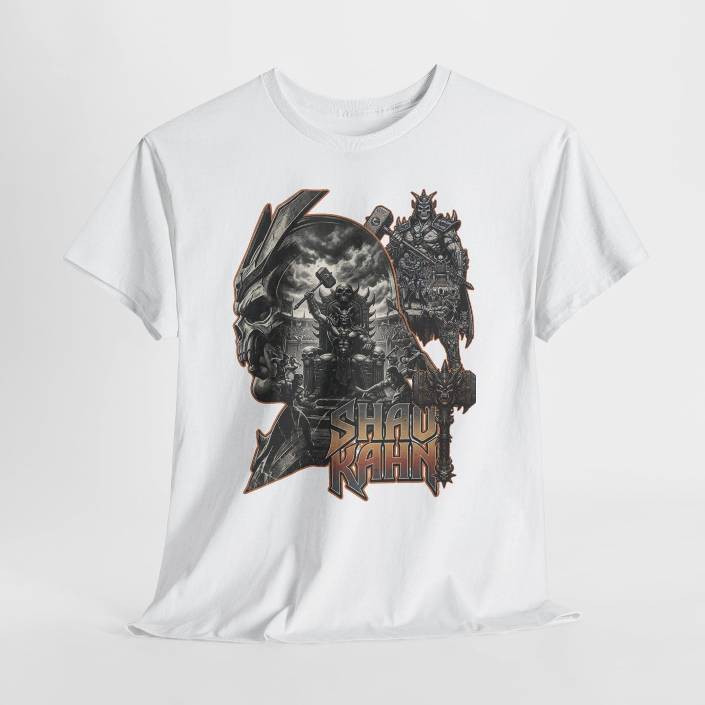 Shao Khan Graphic Tee — Vintage Feudal Japan Warrior Design