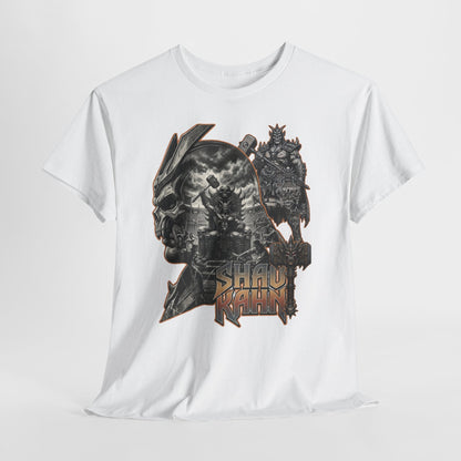 Shao Khan Graphic Tee — Vintage Feudal Japan Warrior Design