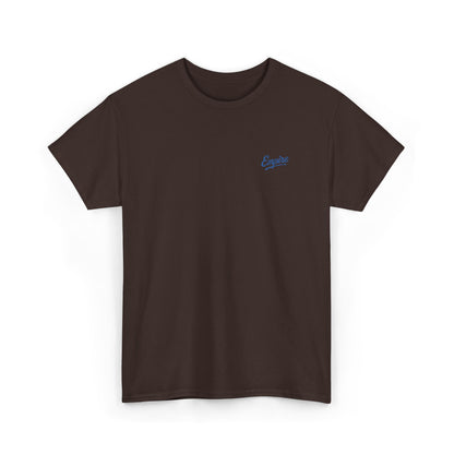 Signature Embroidered Empire Royal Blue Chest Logo T-Shirt