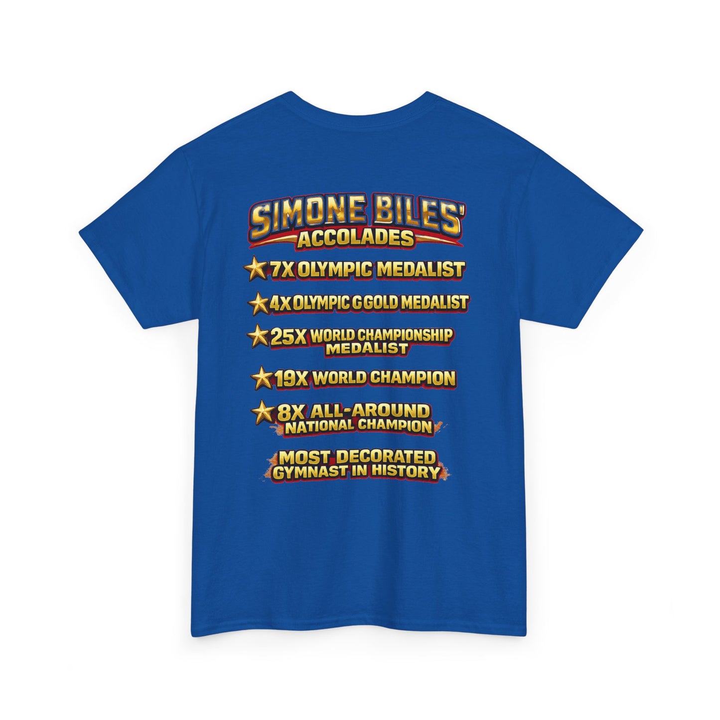 Simone Champion Gymnastics T-Shirt — "Fly Like a Champion" Tribute Tee